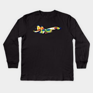 SU-27 Kids Long Sleeve T-Shirt